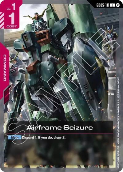 airframe seizure GD05-111 Freedom Ascension Gundam card