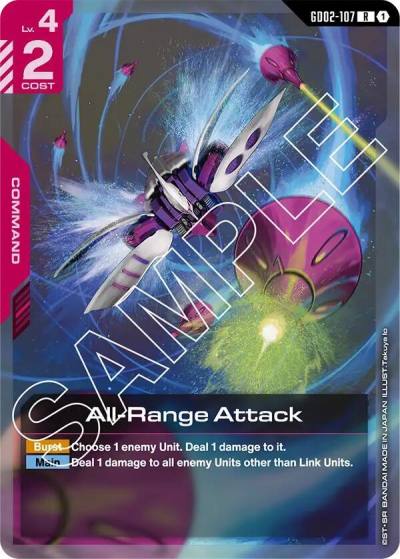 All-Range Attack GD02-107 Dual Impact Gundam card