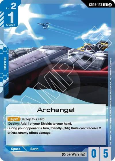 archangel GD05-123 Freedom Ascension Gundam card