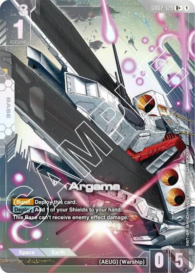 Argama (R+) GD02-129 Dual Impact Gundam card