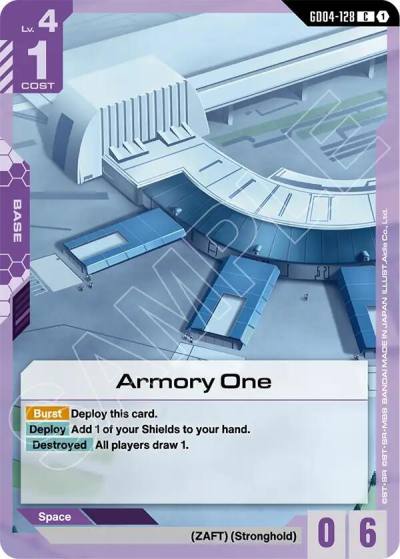 armory one GD04-128 Phantom Aria Gundam card