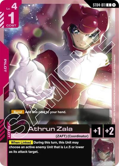 Athrun Zala ST04-011 Starter Deck 04: SEED Strike Gundam card