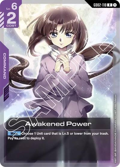 Awakened Power GD02-110 Dual Impact Gundam card