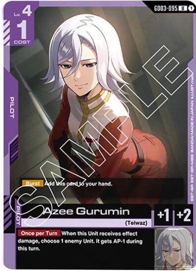 Azee Gurumin GD03-095 Starter Deck 06: Clan Unity Gundam card