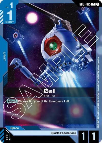 Ball GD01-015 Newtype Rising Gundam card