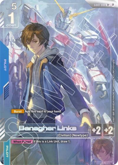 Banagher Links (U+) GD01-088 Edition Beta Gundam card