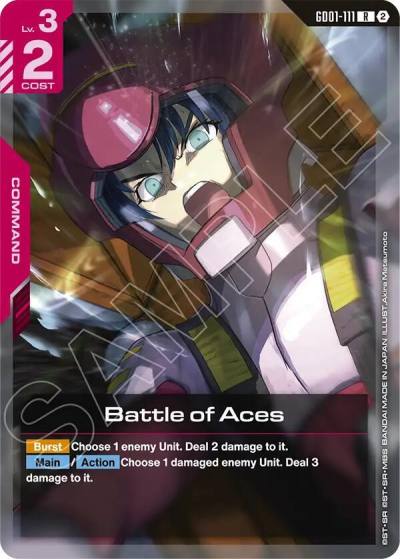 battle of aces GD01-111 Deck Build Box Freedom Ascension Gundam card
