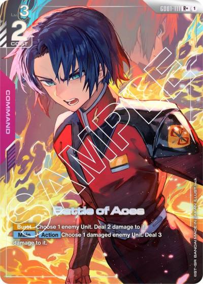 Battle of Aces (R+) GD01-111 Newtype Rising Gundam card