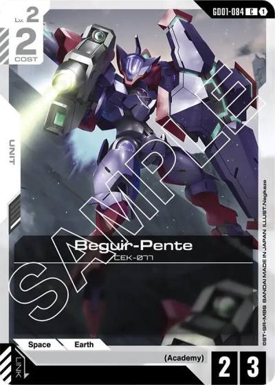 Beguir-Pente GD01-084 Newtype Rising Gundam card
