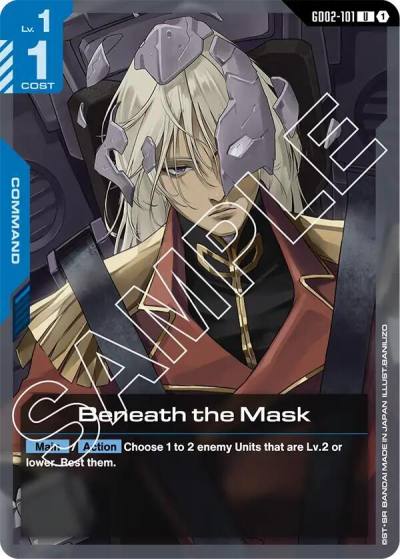 Beneath the Mask GD02-101 Dual Impact Gundam card