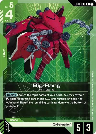 big rang EB01-030 Eternal Nexus Gundam card