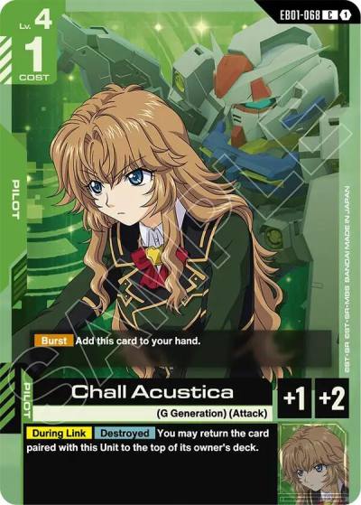 chall acustica EB01-068 Eternal Nexus Gundam card