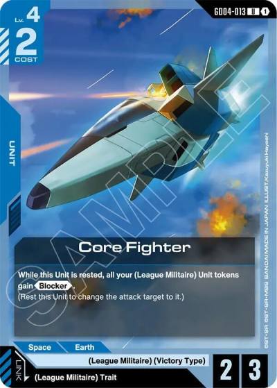 core fighter GD04-013 Phantom Aria Gundam card