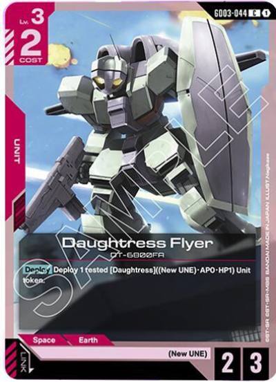 Daughtress Flyer GD03-044 Starter Deck 06: Clan Unity Gundam card