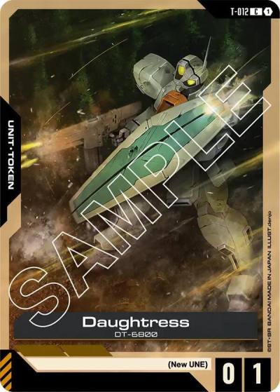 Daughtress T-012 Dual Impact Gundam card
