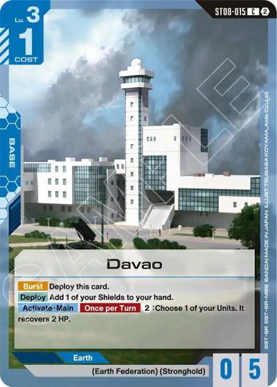 davao ST08-015 Deck Build Box Freedom Ascension Gundam card