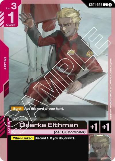 Dearka Elthman GD01-095 Newtype Rising Gundam card