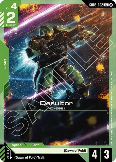 desultor GD05-032 Freedom Ascension Gundam card