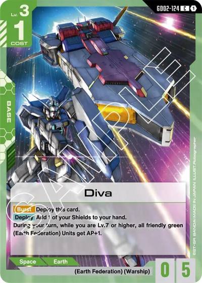 Diva GD02-124 Dual Impact Gundam card