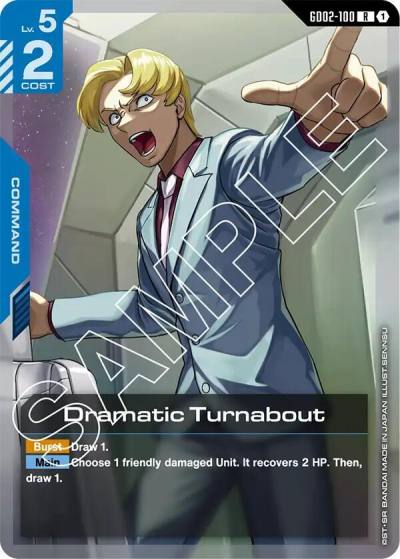 Dramatic Turnabout GD02-100 Dual Impact Gundam card