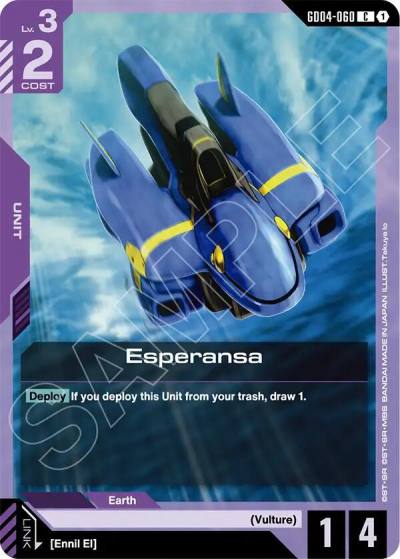 esperansa GD04-060 Phantom Aria Gundam card