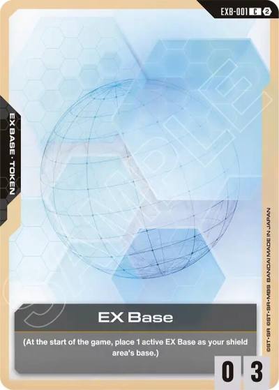 ex base EXB-001 Deck Build Box Freedom Ascension Gundam card