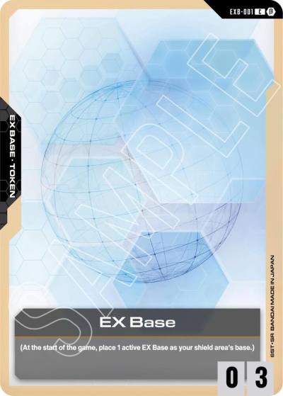 EX Base EXB-001 Edition Beta Gundam card