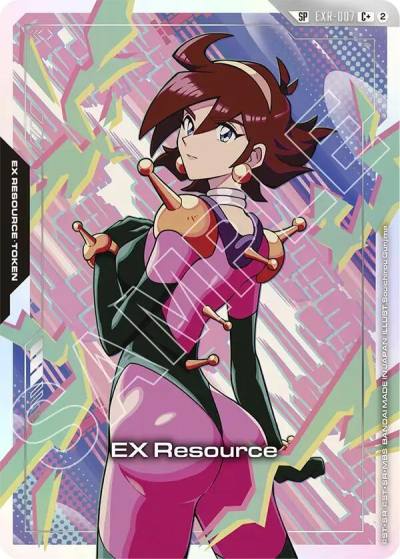 ex resource cplus sp EXR-007 Freedom Ascension Gundam card