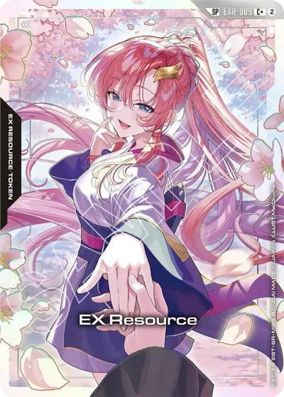 ex resource cplus sp EXR-009 Freedom Ascension Gundam card