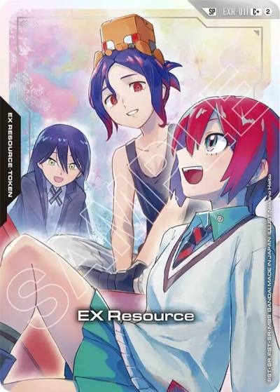 ex resource cplus sp EXR-011 Freedom Ascension Gundam card