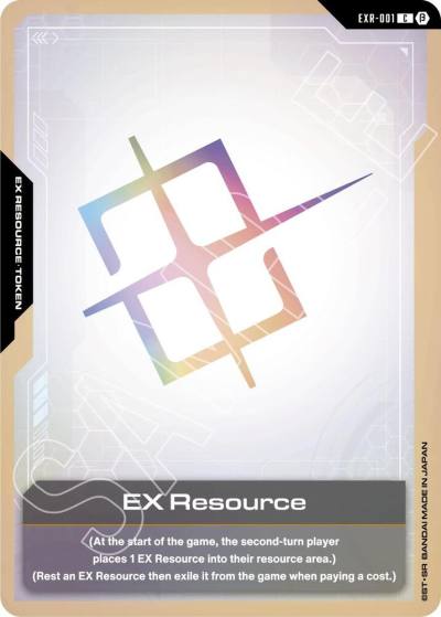 EX Resource EXR-001 Edition Beta Gundam card