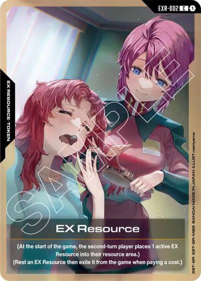 ex resource EXR-002 Starter Deck 09: Destiny Ignition Gundam card