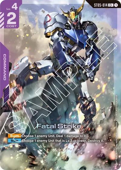 Fatal Strike (C+) ST05-014 Starter Deck 05: Iron Bloom Gundam card