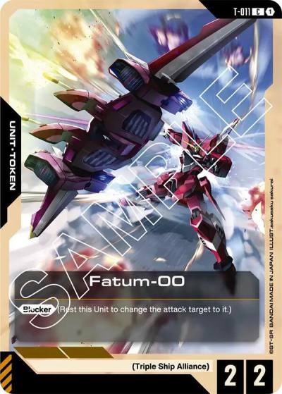 Fatum-00 (T-011) Token T-011 Newtype Rising Gundam card
