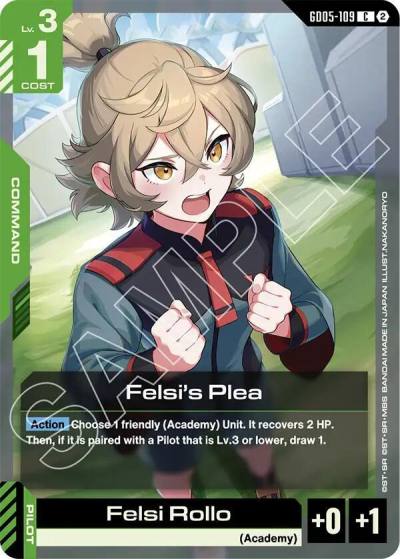felsis plea GD05-109 Freedom Ascension Gundam card