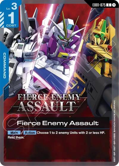fierce enemy assault EB01-075 Eternal Nexus Gundam card