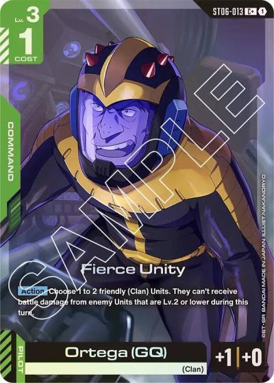 Fierce Unity (C+) ST06-013 Starter Deck 06: Clan Unity Gundam card