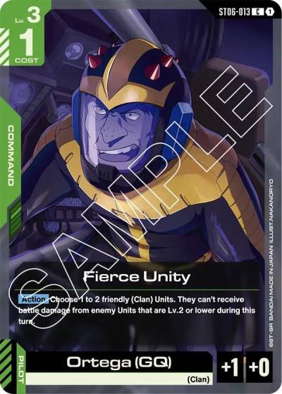 Fierce Unity ST06-013 Starter Deck 06: Clan Unity Gundam card
