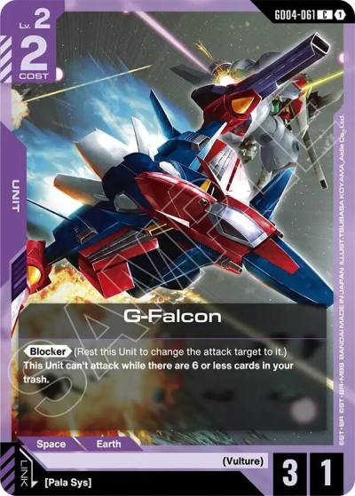 g falcon GD04-061 Phantom Aria Gundam card