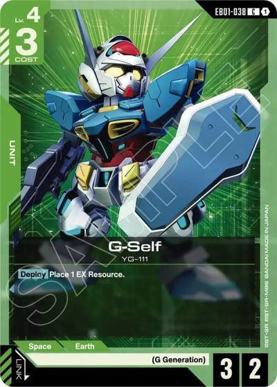 g self EB01-038 Eternal Nexus Gundam card