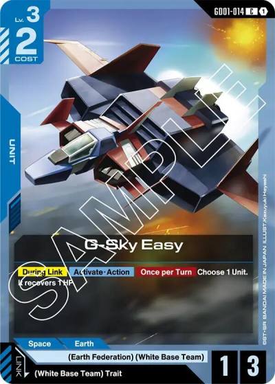 G-Sky Easy GD01-014 Newtype Rising Gundam card