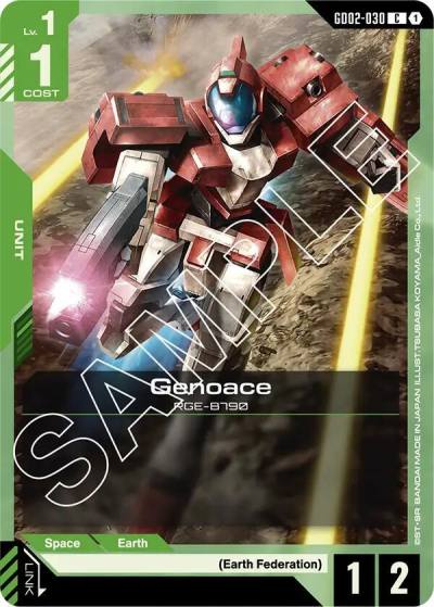 Genoace GD02-030 Dual Impact Gundam card