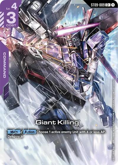 giant killing cplus ST09-009 Starter Deck 09: Destiny Ignition Gundam card