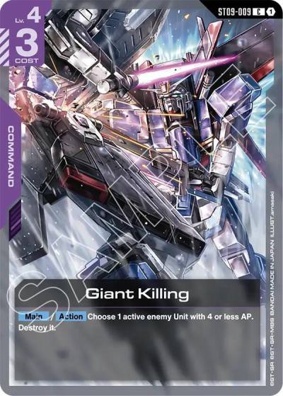 giant killing ST09-009 Starter Deck 09: Destiny Ignition Gundam card