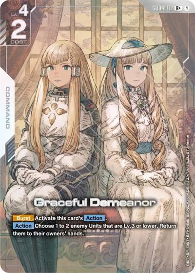 graceful demeanor rplus GD04-117 Phantom Aria Gundam card