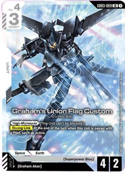 Graham's Union Flag Custom GD03-069 Starter Deck 06: Clan Unity Gundam card
