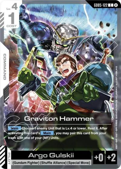 graviton hammer GD05-122 Freedom Ascension Gundam card