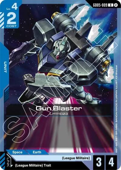 gun blaster GD05-009 Freedom Ascension Gundam card