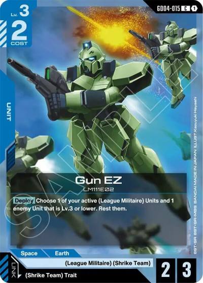 gun ez GD04-015 Phantom Aria Gundam card