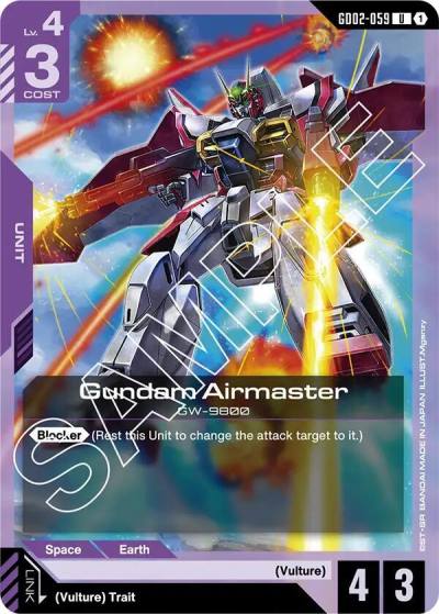 Gundam Airmaster GD02-059 Dual Impact Gundam card